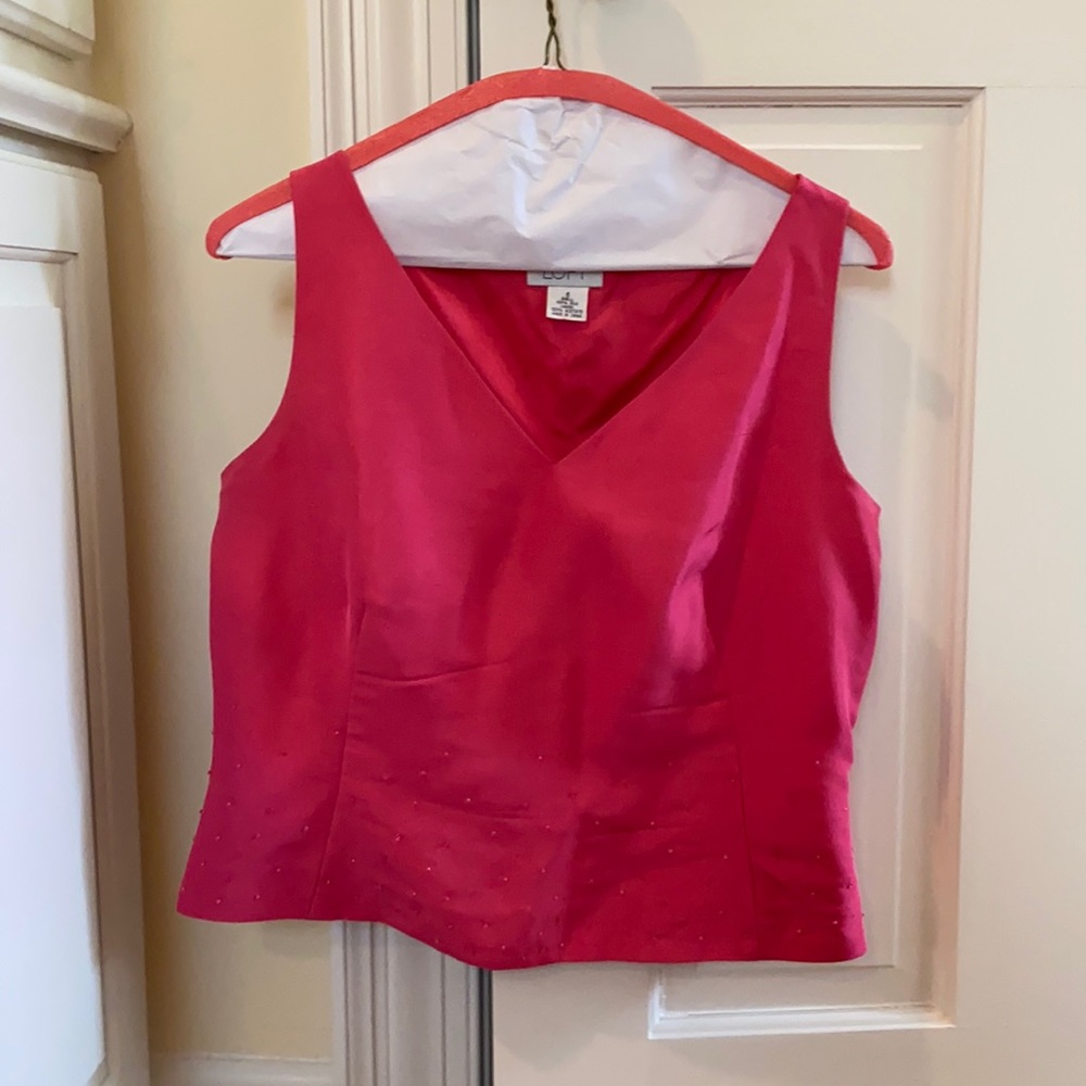 Ann Taylor silk shell and Jacket